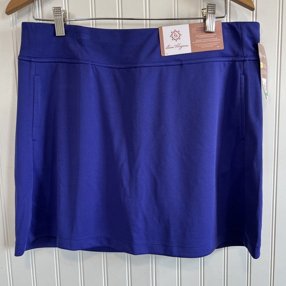 Ben Hogan 16" Tummy Control skort Bundle Of 2 Size Large Purple Pink Golf NWT - Picture 8 of 15